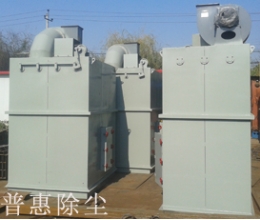 多臺制作完成，等待發(fā)貨的hd單機(jī)袋式除塵器圖片